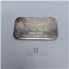 Image 1 : Western Mint Woodward's Christmas 1974 One Troy Ounce Silver Bar