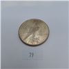 Image 2 : 1922 American Silver Peace Dollar 26.73g 90% Silver