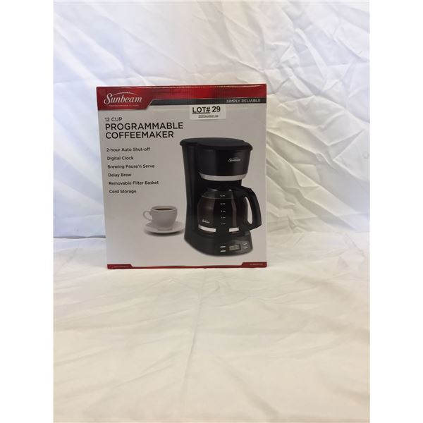 SUNBEAM 12 CUP COFFEE MAKER