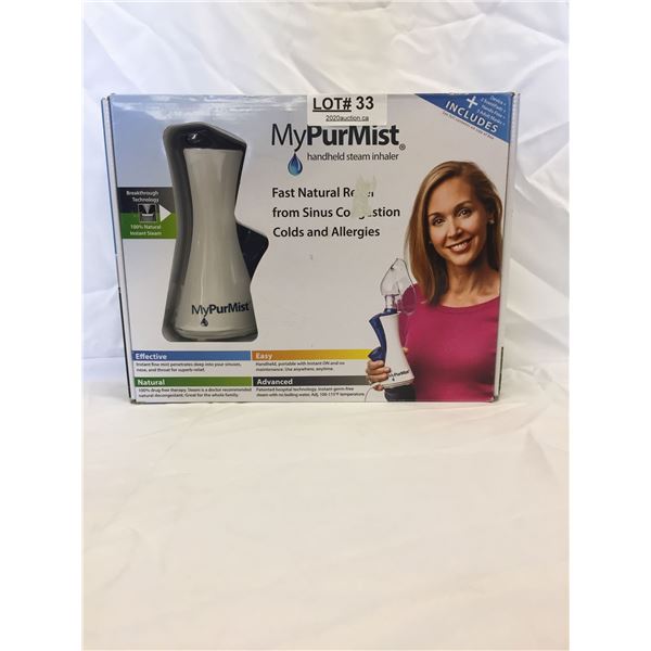 MYPURMIST HAND HELD STEAM INHALER