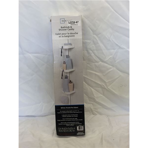 MAINSTAYS BATHTUB AND SHOWER CADDY Test Site