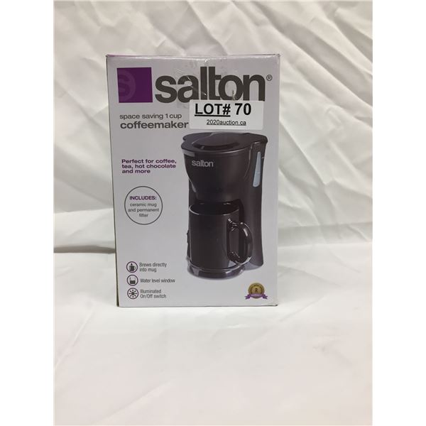 SALTON 1 CUP COFFEE MAKER