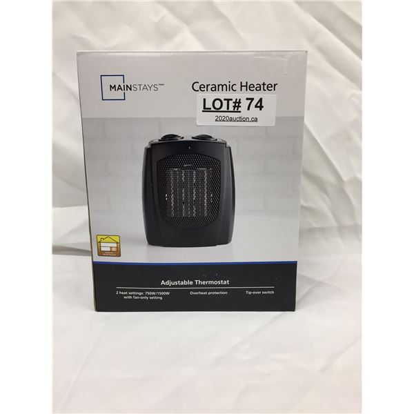MAINSTAYS CERAMIC HEATER