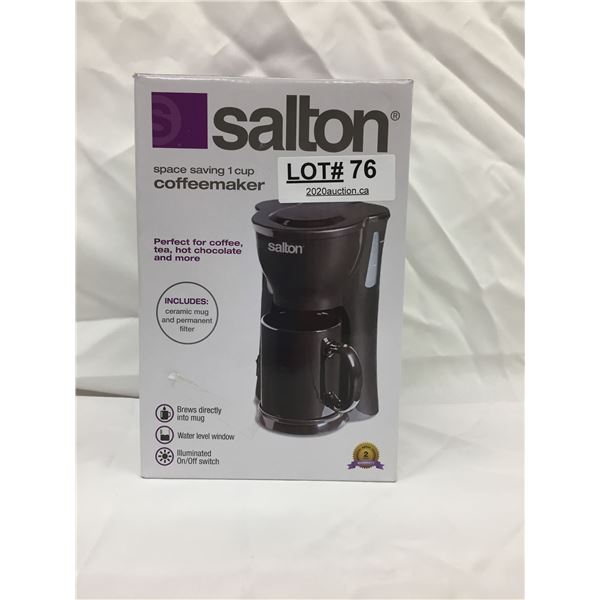 SALTON 1 CUP COFFEE MAKER