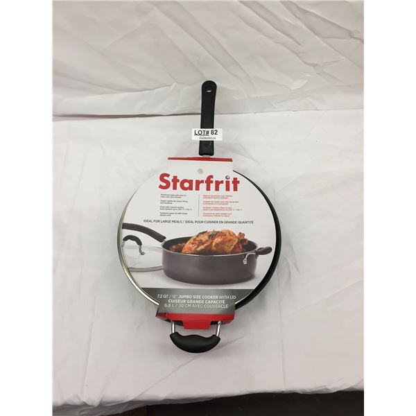 STARFRIT 12" JUMBO SIZE COOKER WITH LID