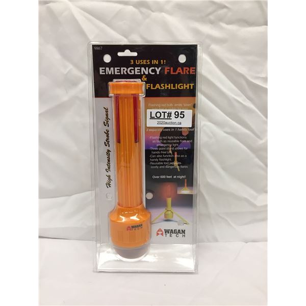 EMERGENCY FLARE AND FLASHLIGHT