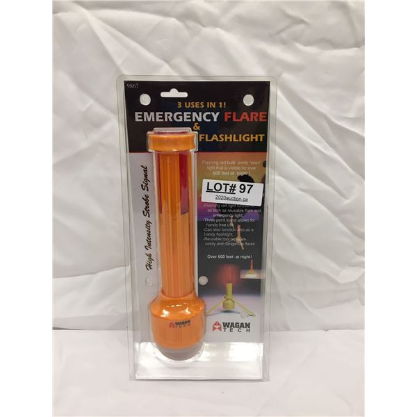 EMERGENCY FLARE AND FLASHLIGHT