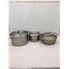 Image 1 : KIRKLAND SAUCEPANS WITH LIDS