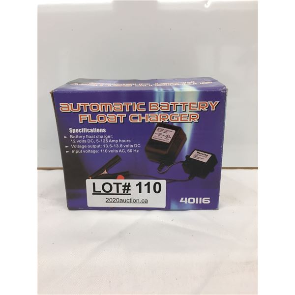 AUTOMATIC BATTERY FLOAT CHARGER
