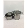 Image 1 : 4 STAINLESS STEEL SAUCEPANS