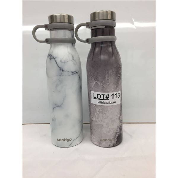 CONTIGO WATER BOTTLES X2