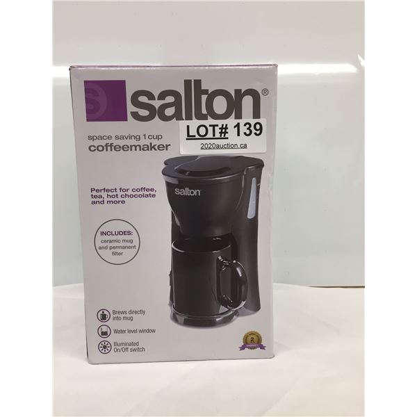 SALTON 1CUP COFFEE MAKER