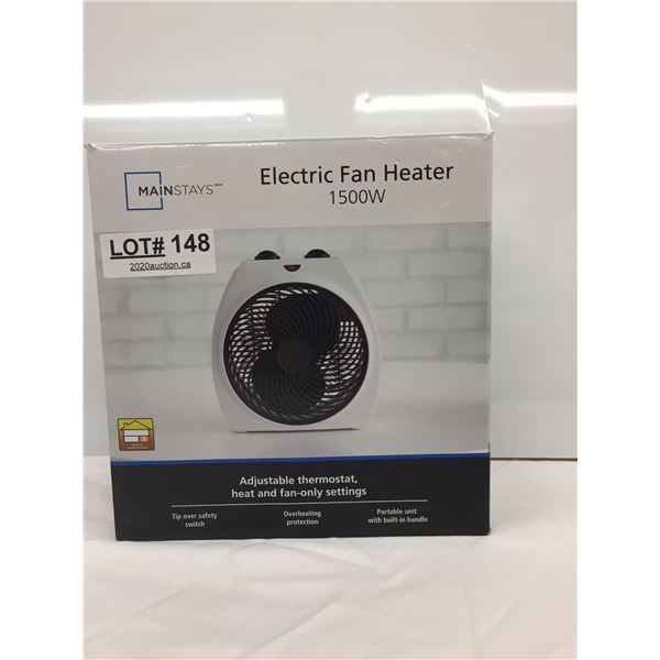 MAINSTAYS ELECTRIC FAN HEATER