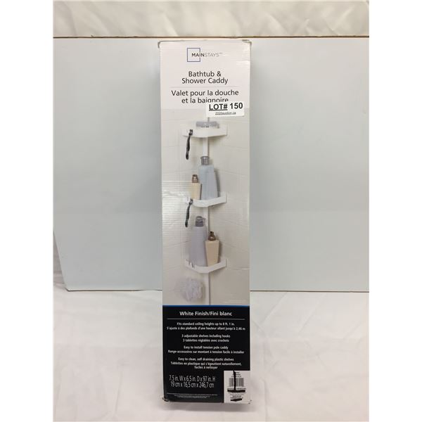 MAINSTAYS BATHTUB AND SHOWER CADDY