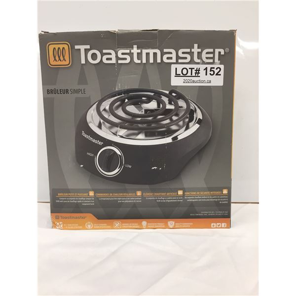 TOASTMASTER SINGLE ELECTRIC BURNER