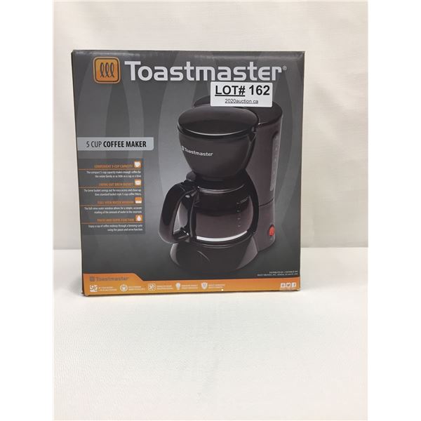 TOASTMASTER 5CUP COFFEE MAKER