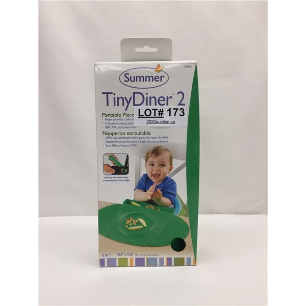 SUMMER TINY DINER 2 PORTABLE PLACEMAT