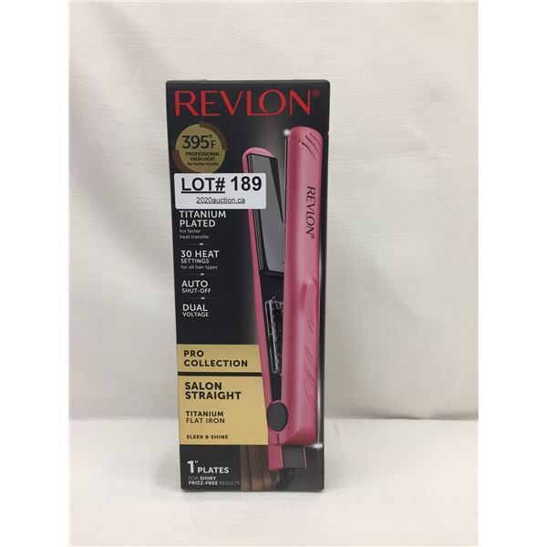 REVLON TITANIUM FLAT IRON