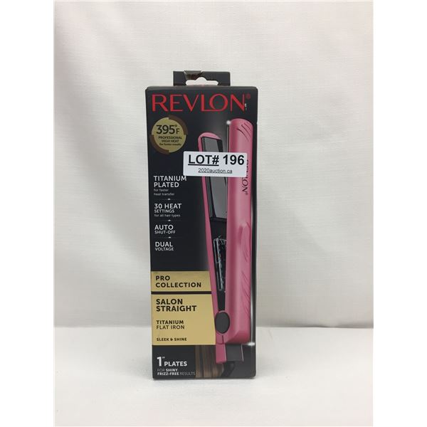REVLON TITANIUM FLAT IRON