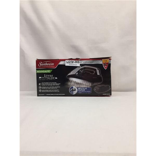 SUNBEAM VERSA GLIDE CORDLESS/CORDED IRON