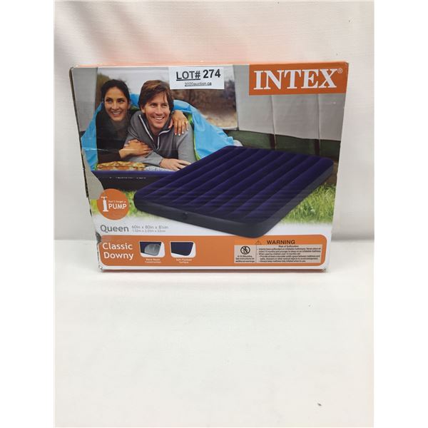 INTEX CLASSIC DOWNY AIRBED QUEEN SIZE