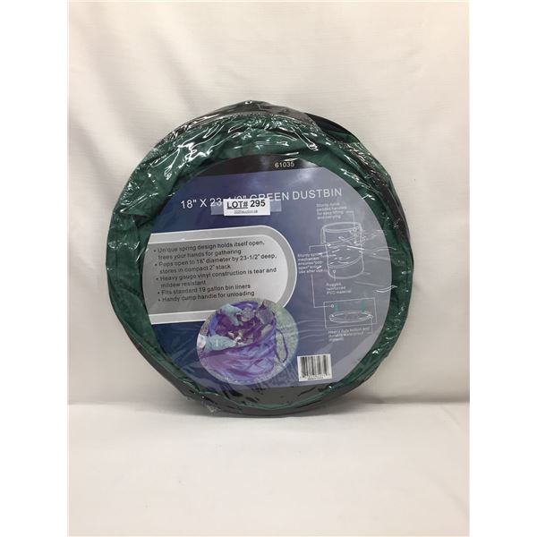 GREEN DUSTBIN/LAUNDRY HAMPER