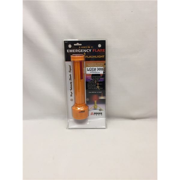 EMERGENCY FLARE AND FLASHLIGHT