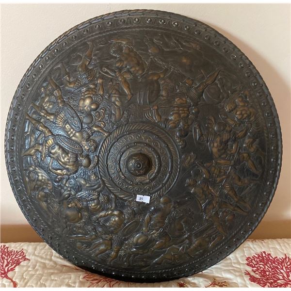 Plaster Cast Hanging Decorative Sheild 20