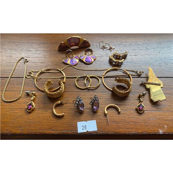 Assortment Of Costume Jewelry