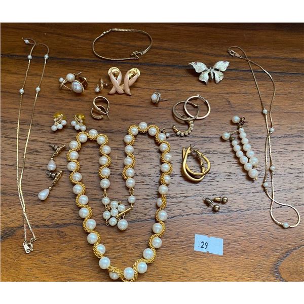 Assortment Of Costume Jewelry