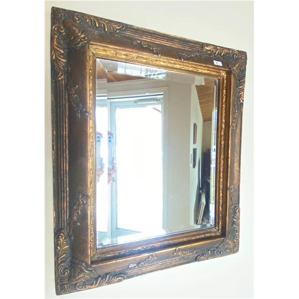 Vintage Style Framed Hanging Mirror 18 x 22