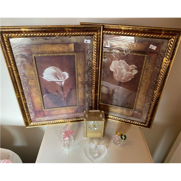 Set Of Framed Flower Art With More
