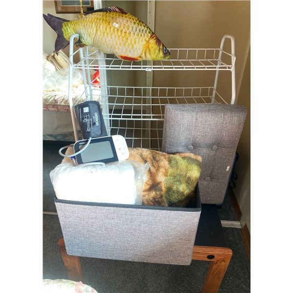 Assortment Of Small Home Accessories Table :27L x 21W x 20T