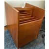 Image 1 : Mid Century Modern Teak Magazine Holder