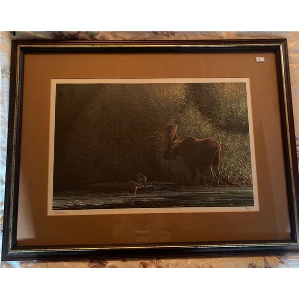 A Stanley Nature Scene Framed Print 89/295 30 x 23