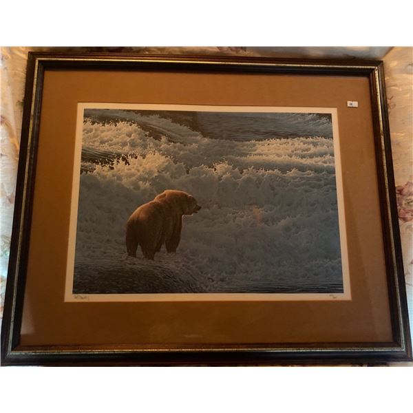 A Stanley Nature Scene Framed Print 262/295 30 x 23