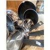 Image 3 : Assortment Of Greenpan Pots And Pans With Basket