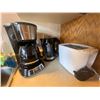 Image 1 : Gold Toast Toaster MO:622-00633 And Hamilton Beach Coffee Maker And Masterchef Kettle