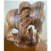 Image 2 : Hand Carved Teak Elephant Statue