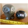 Image 1 : Soap Stone Owl And Ceramic Bowl