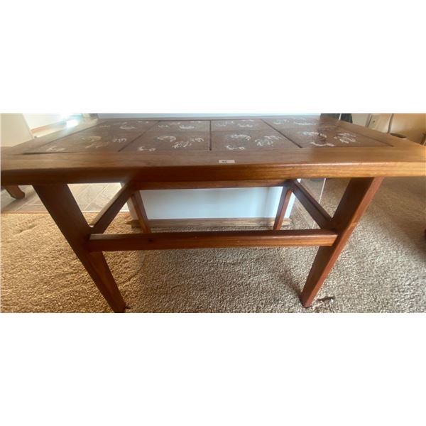 Hand Made Mid Century Modern Teak Side Table 30L x 17W x 19T