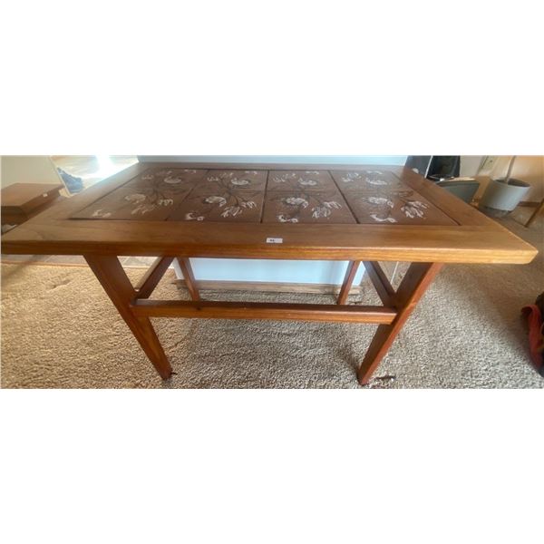 Hand Made Mid Century Modern Teak Side Table  30L x 17W x 19T