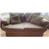 Image 1 : Love Seat With Accent Pillows 56L x 33W x 33T