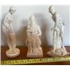 Image 1 : Set Of Three Epoxy Statues Made In Italy