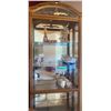 Image 1 : Wooden Mirror Lined China Cabinet 30L x 13W x 76T ( Contents Not Included)