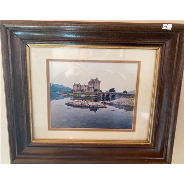 Framed Photograph Of The Scottish Eilean Donan Castle