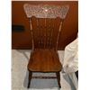 Image 1 : Vintage Wooden Carved Rocking Chair 17L x 28W x 35T