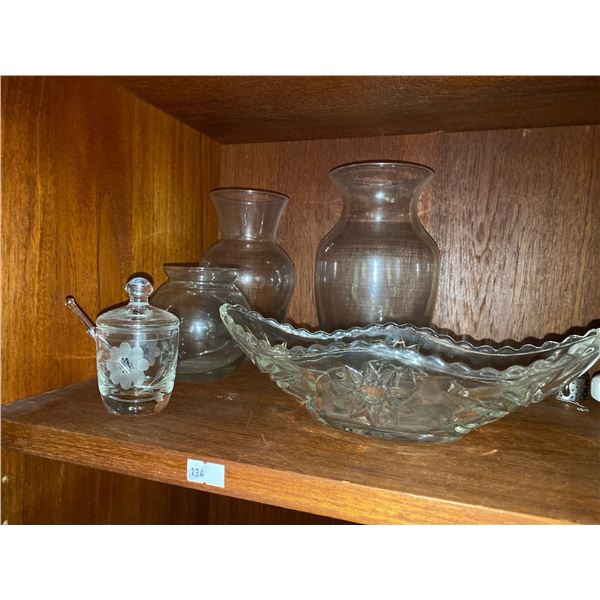 Set Of Decorative Glassware