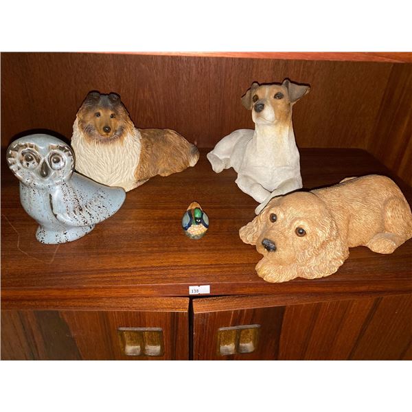 Collection Of Decorative Animal Statues