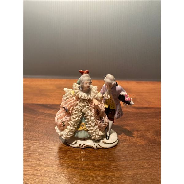 Lord And Lady Meissen Porcelain Figurine